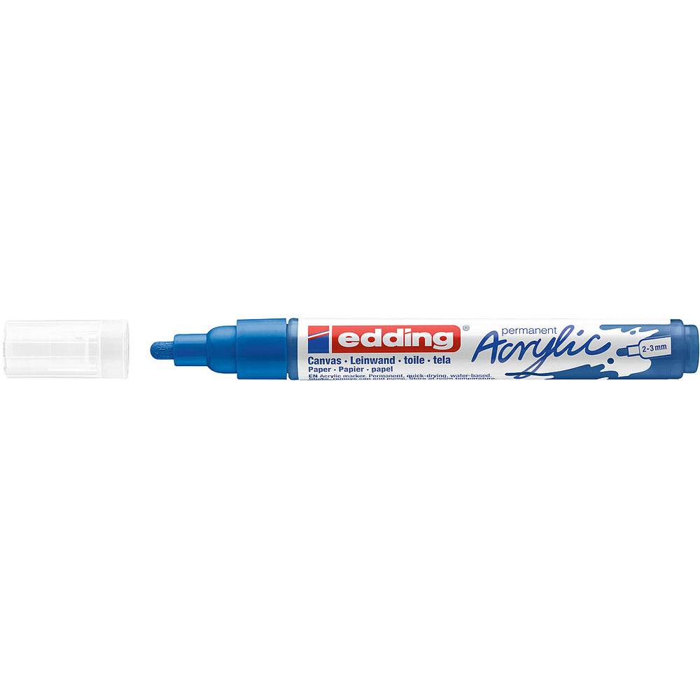Edding 5100 Akrilik Markör Orta Uçlu Anzer Mavi