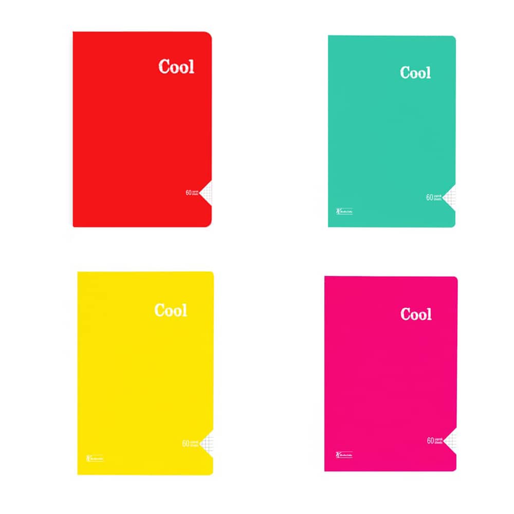 Keskin Color Defter Cool Dikişli Pp Kapak A4 60 Yaprak Kareli