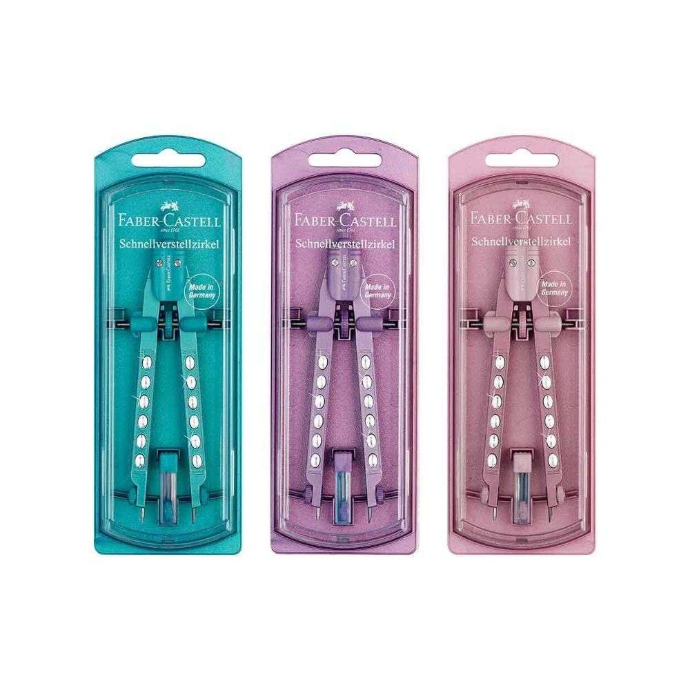 Faber-Castell Parlak Renkler Pergel 3 Renk