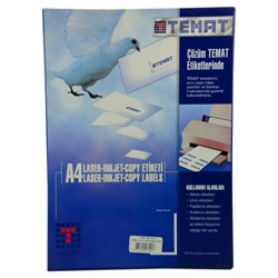 Temat Etiket Fotokopi-Lazer-Inkjet İçin 199x143