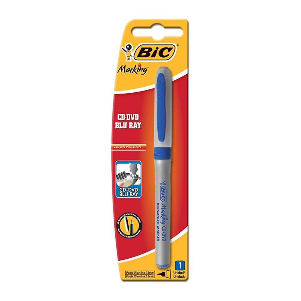 Bic Asetat Kalemi Cd ve Dvd Mavi