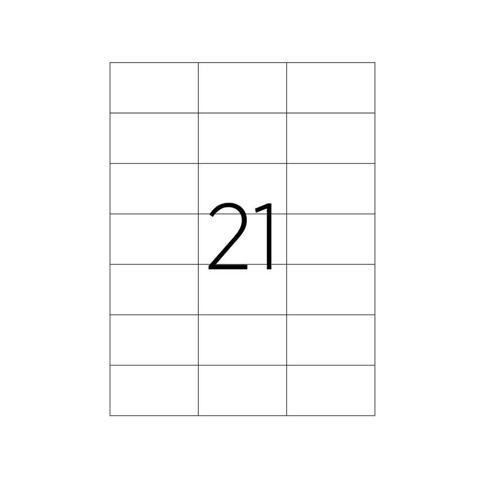 Tanex Laser Etiket 70x42,43 mm Kod TW-2124