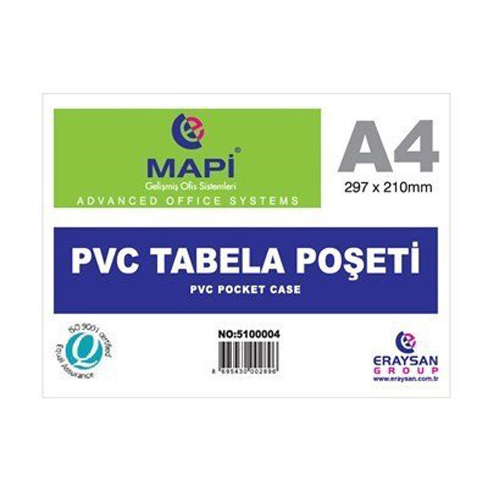 Mapi Tabela Poşeti PVC A4
