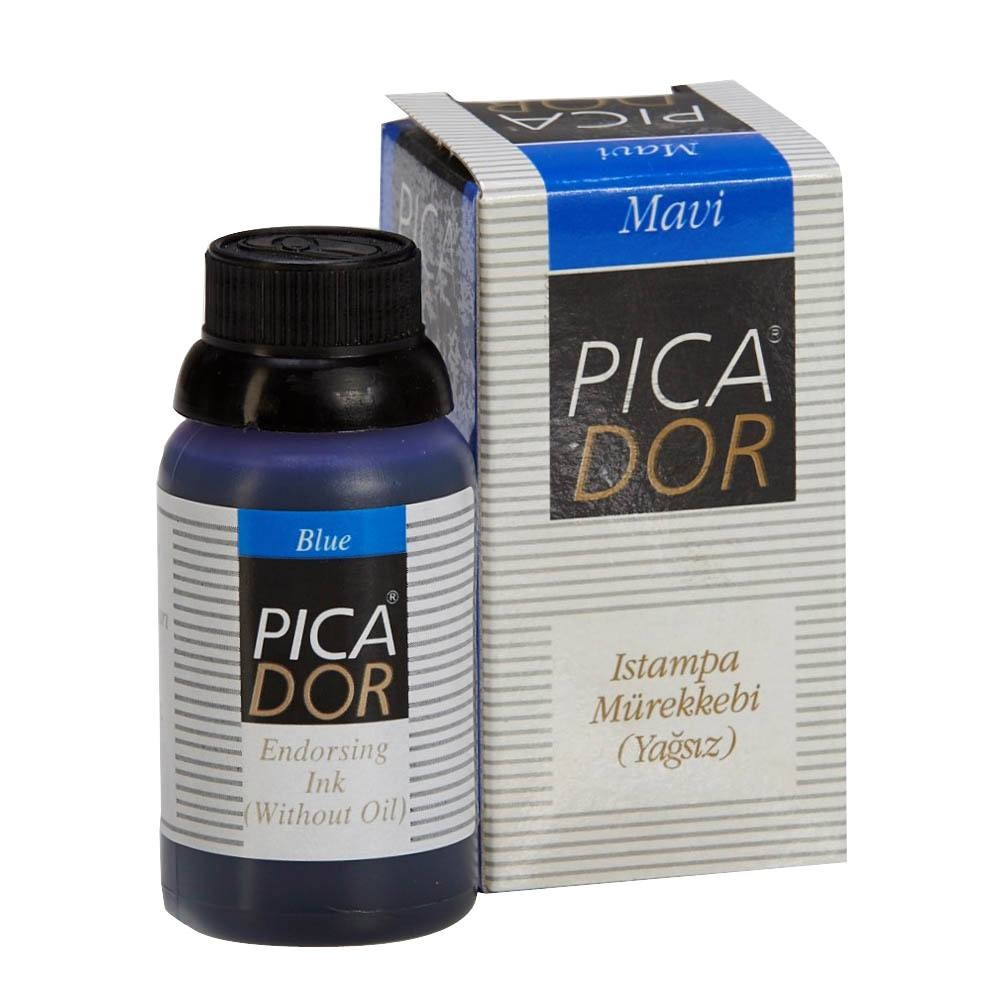 Picador Istampa Mürekkebi 30 cc Mavi