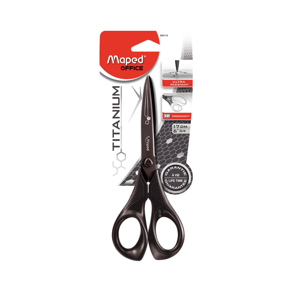 Maped Makas Simetrik Scissors Expert Titanium 17 cm