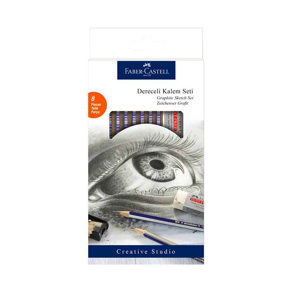 Faber-Castell Goldfaber Dereceli Kalem Çizim Seti