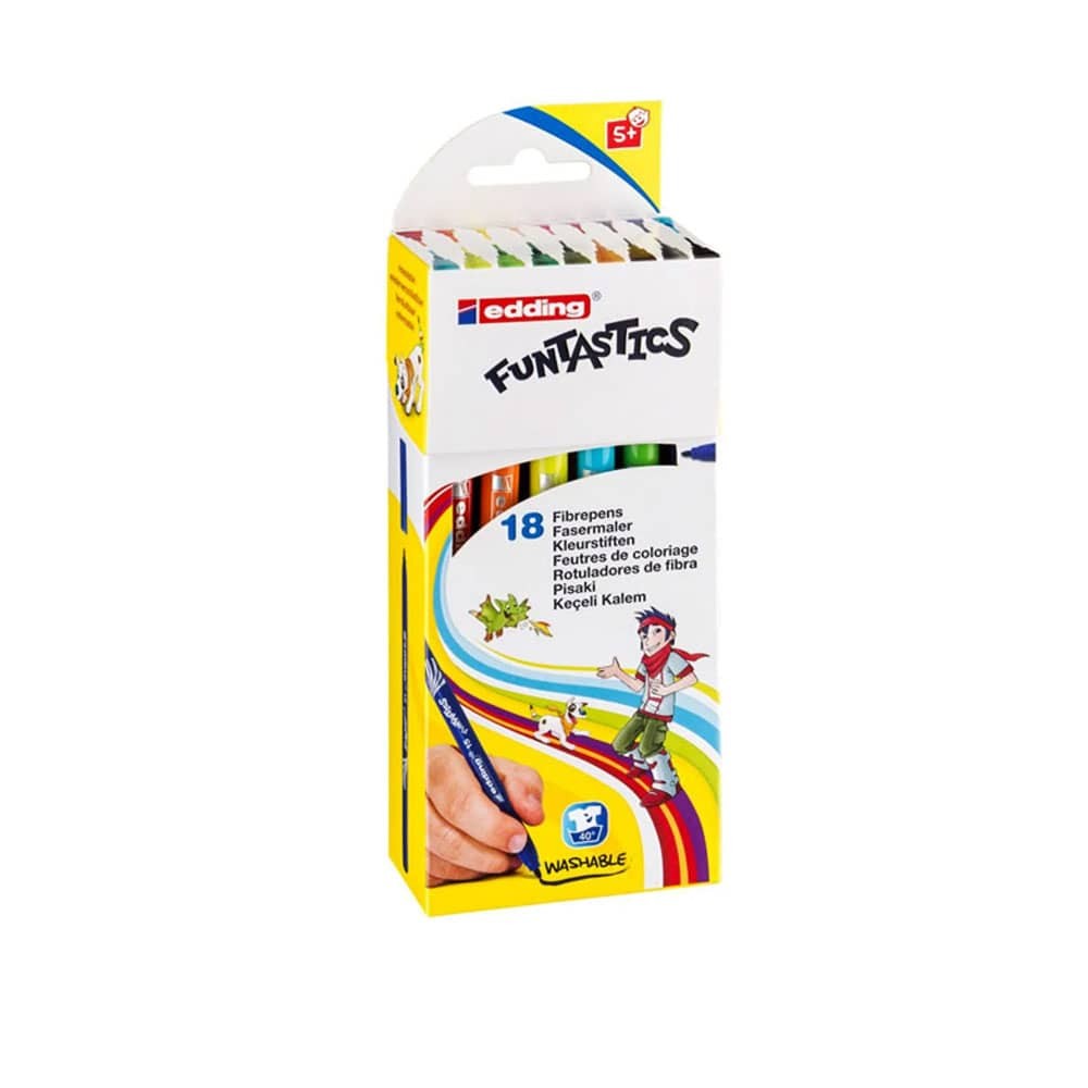 Edding Funtastics İnce Keçe Uçlu Kalem E-15 18'li