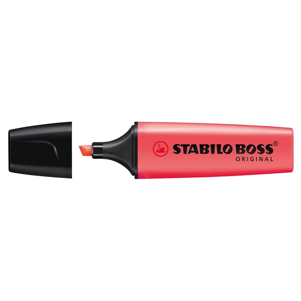 Stabilo Fosforlu Kalem Boss Kırmızı