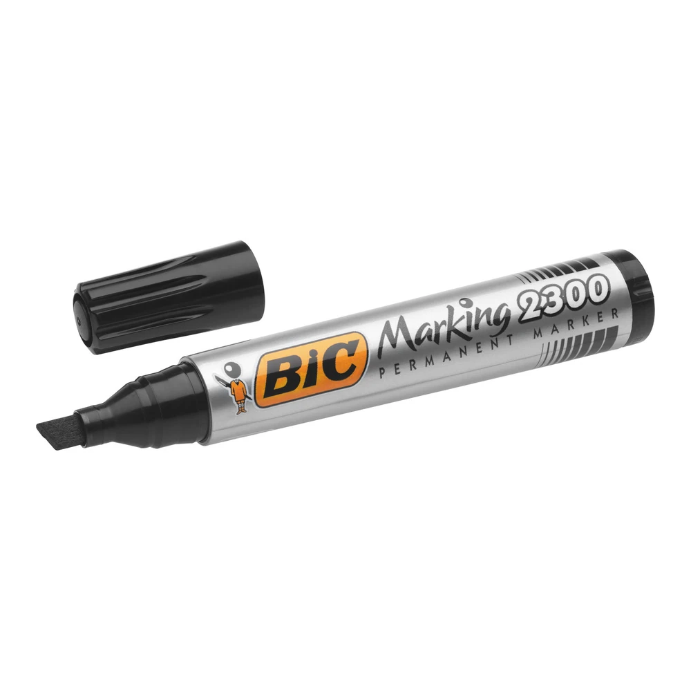 Bic Permanent Markör 2300 Kesik Uç Siyah
