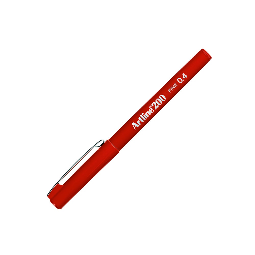 Artline 200 Yazı Kalemi Fineliner 0.4 mm Koyu Kırmızı