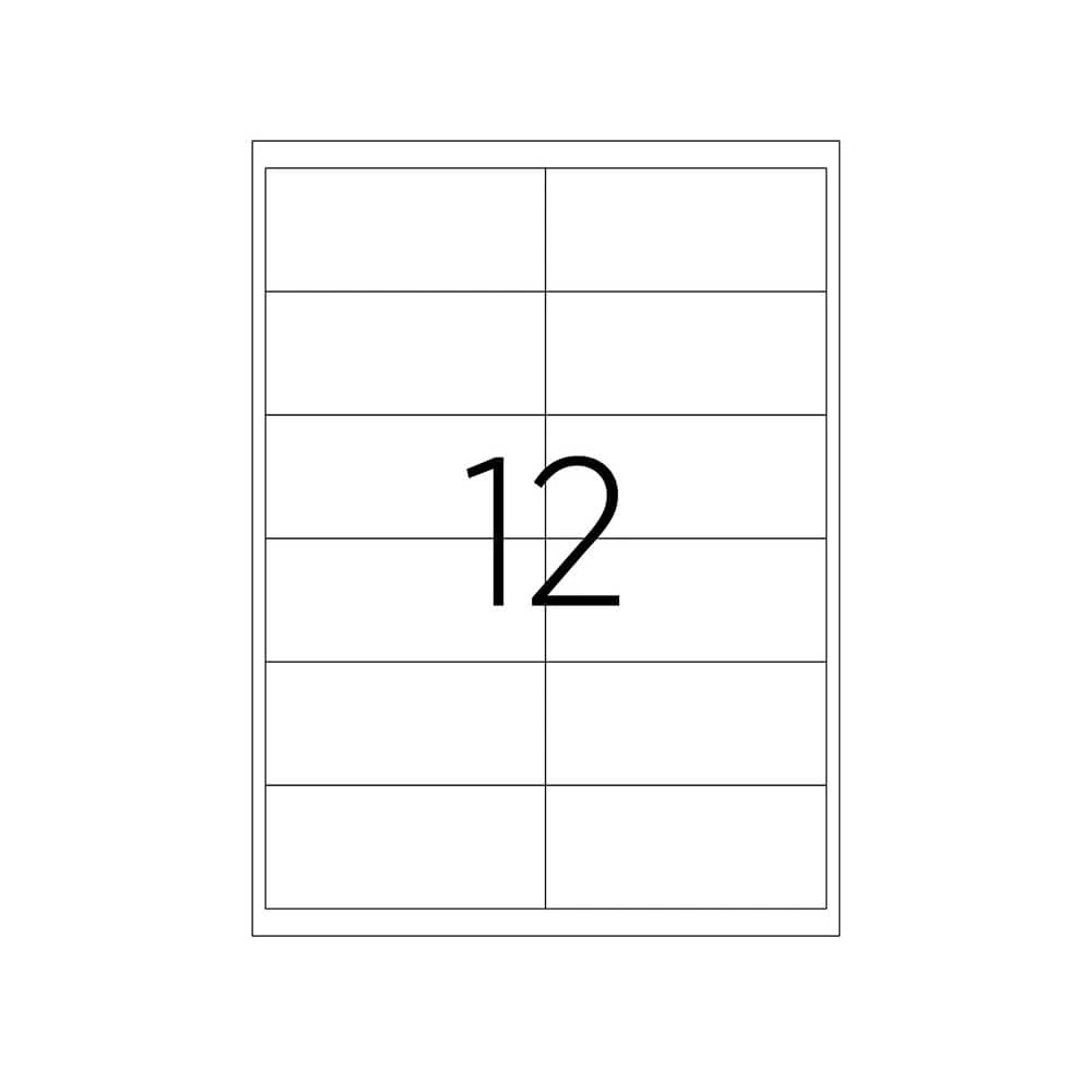 Tanex Laser Etiket 100x46 mm TW-2546