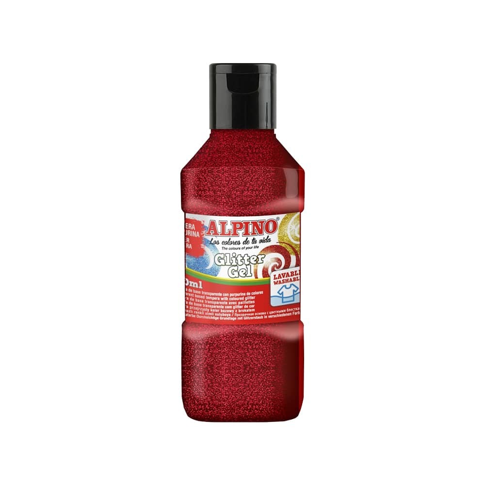Alpino Sulu Boya Simli 250 ml Kırmızı