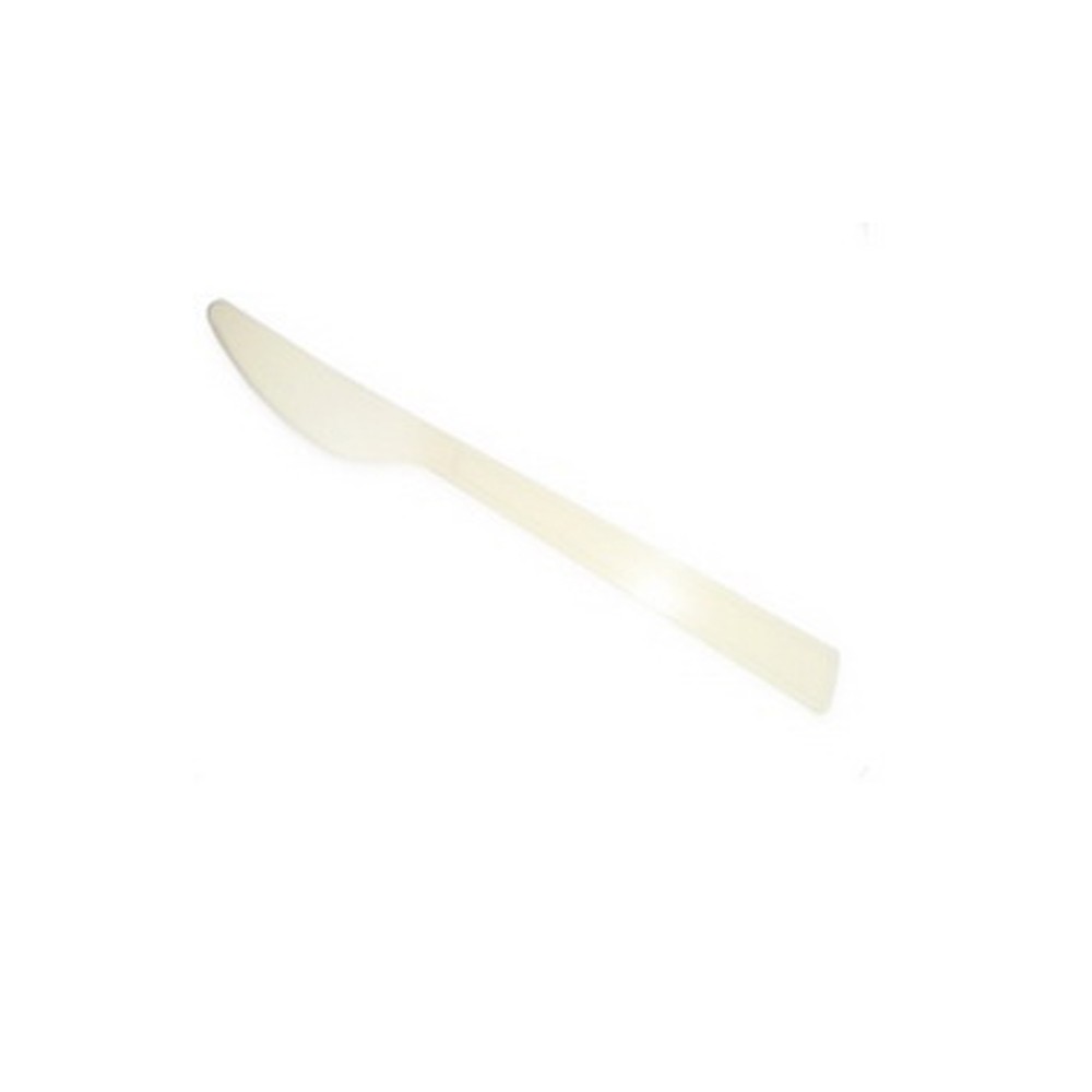 Burplas Plastik Bıçak Roll-Up Party Dreams Krem 25'li