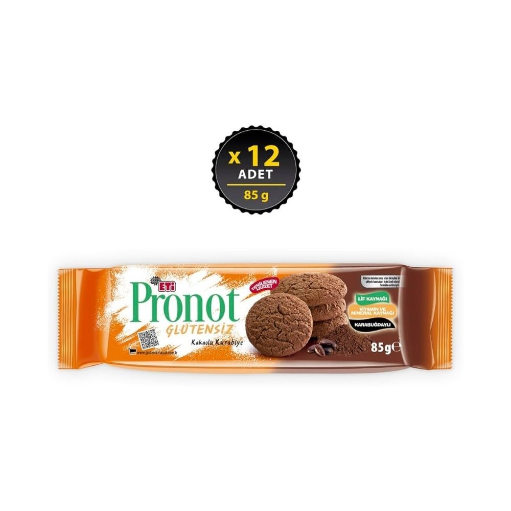 Eti Pronot Kakaolu Kurabiye 85 gr 12'li