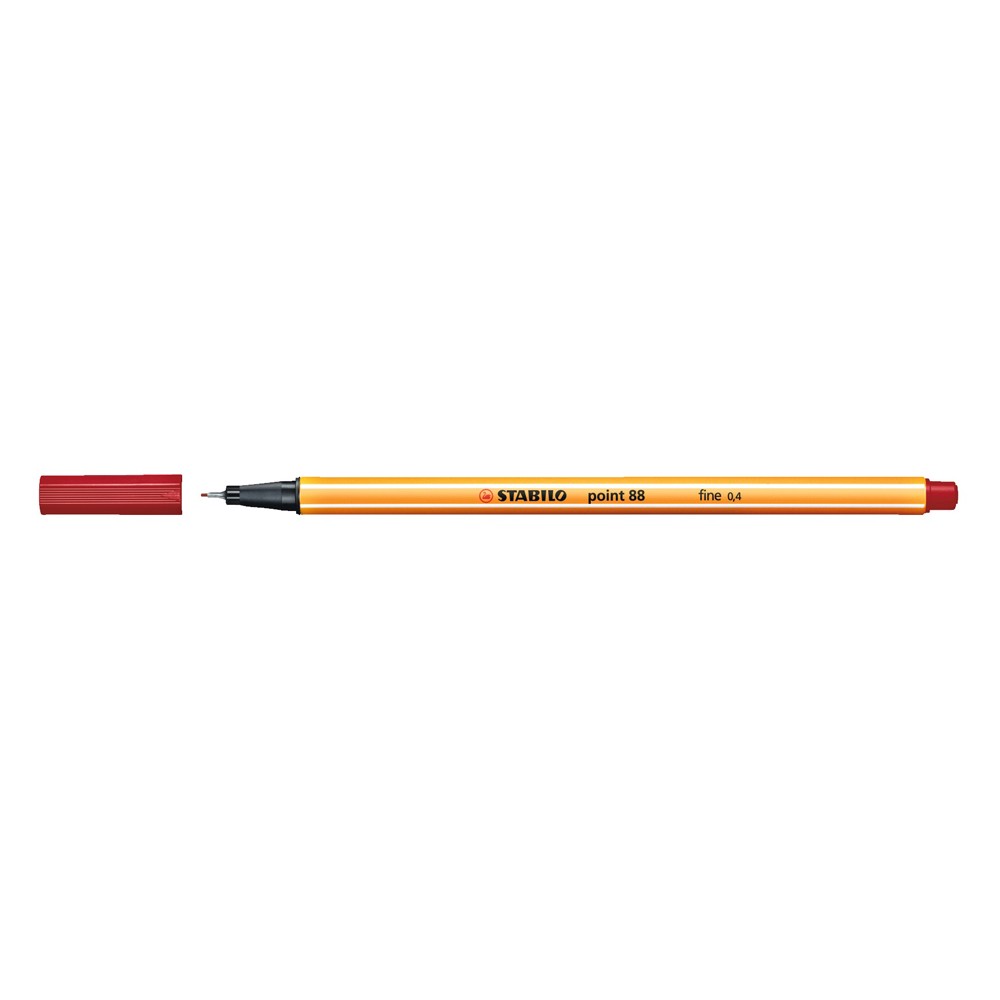 Stabilo Keçeli Kalem Point 88 0,4 mm Koyu Kırmızı