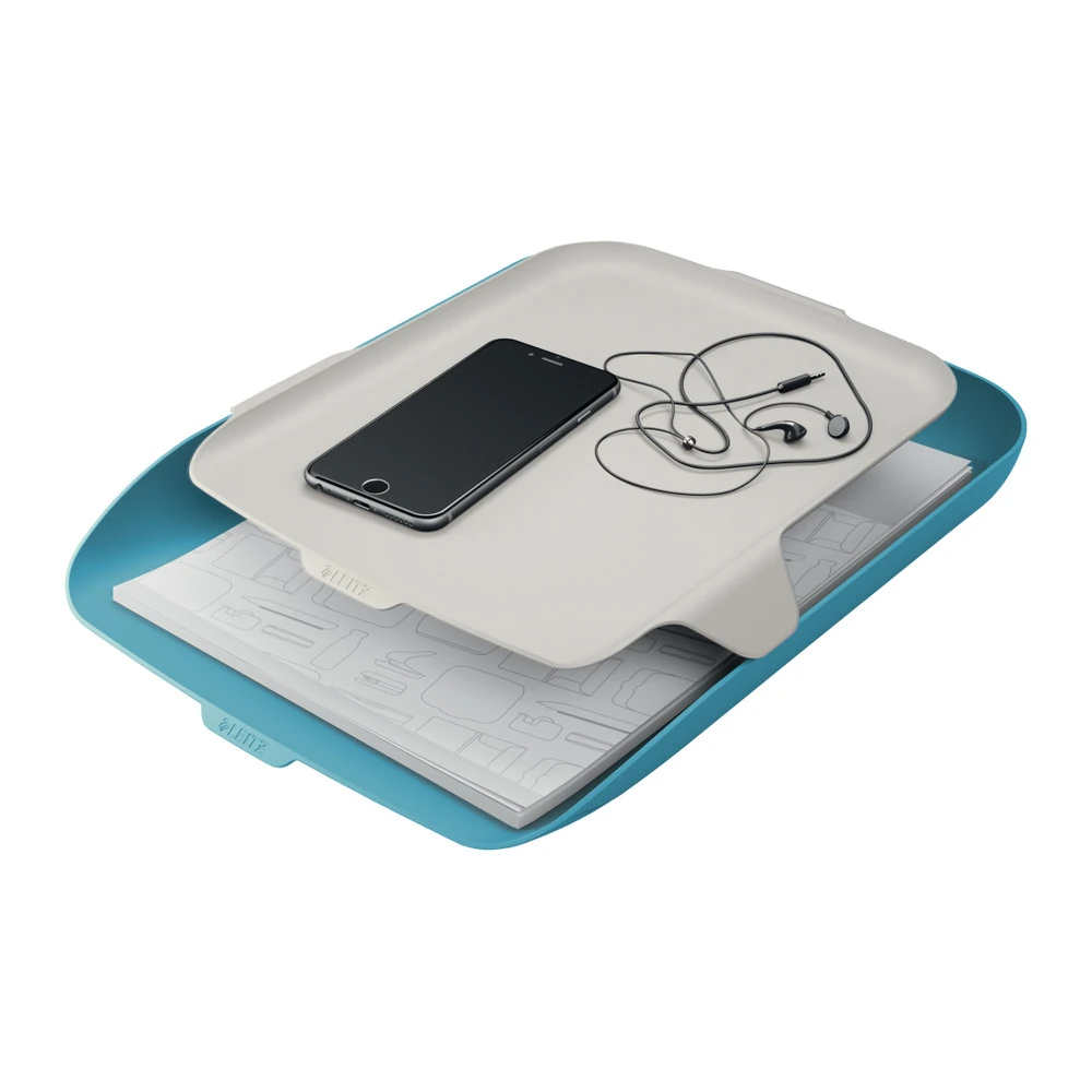 Leitz Cosy Masaüstü Düzenleyicili Evrak Rafı Mavi