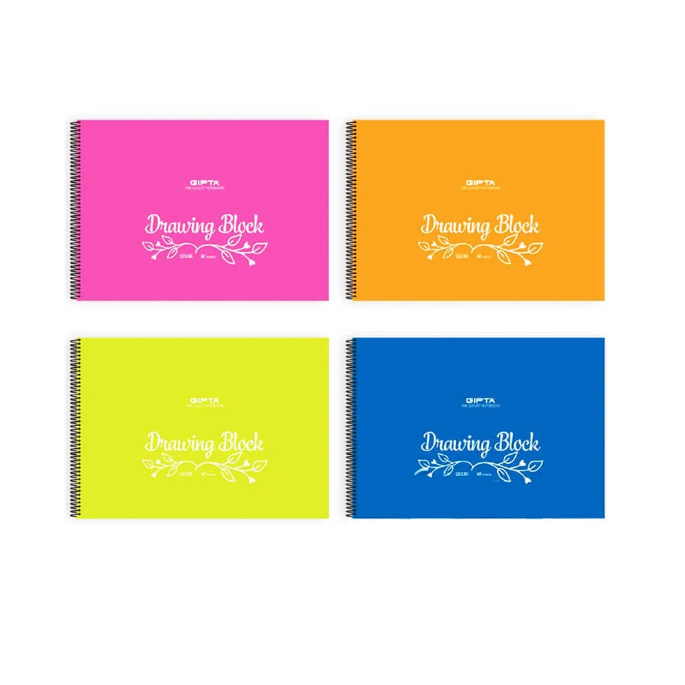 Gıpta Resim Defteri Spiralli Plastik Kapak 35x50 25 Yaprak