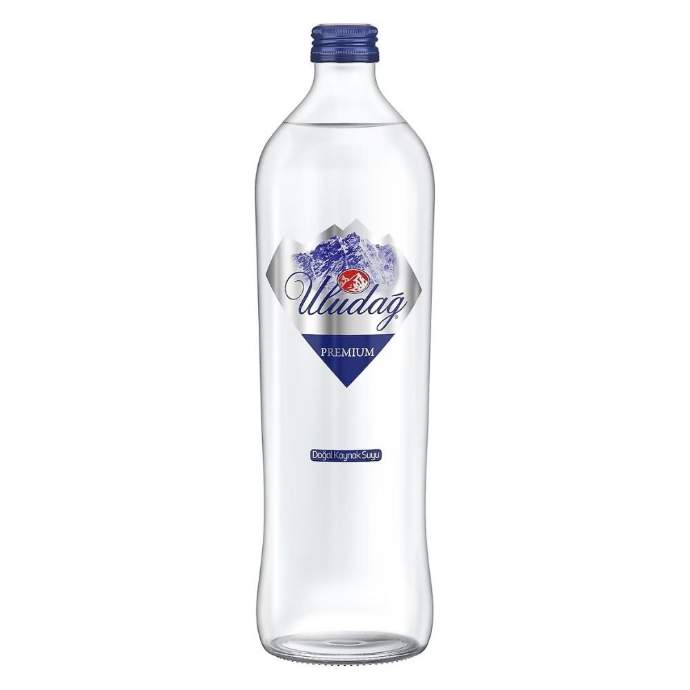 Uludağ Premium Kaynak Suyu Cam Şişe 330 ml 12'li