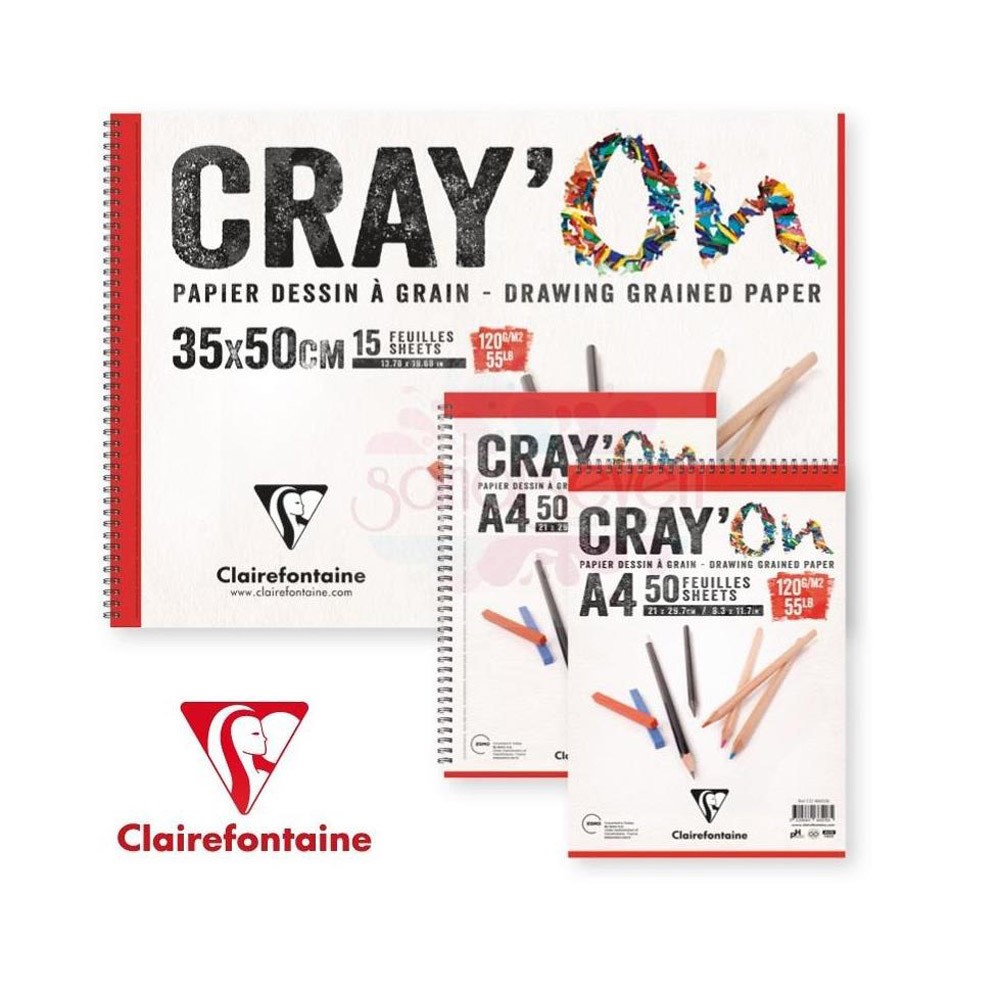 Clairefontaine Resim Kağıdı Cray'On A3 200 gr