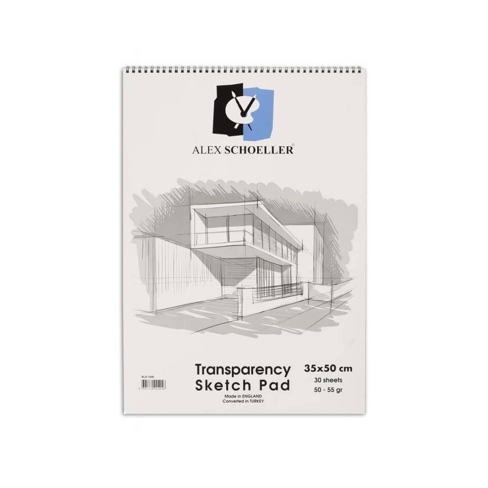 Alex Schoeller Spiralli Eskiz Bloknot 50-55 gr 35x50 cm 30'lu