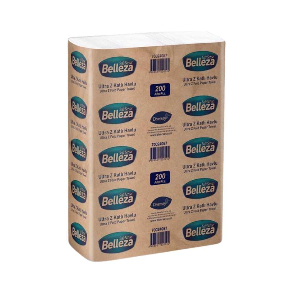 Belleza Ultra Z Katlı Havlu 200 yaprak x 20'li