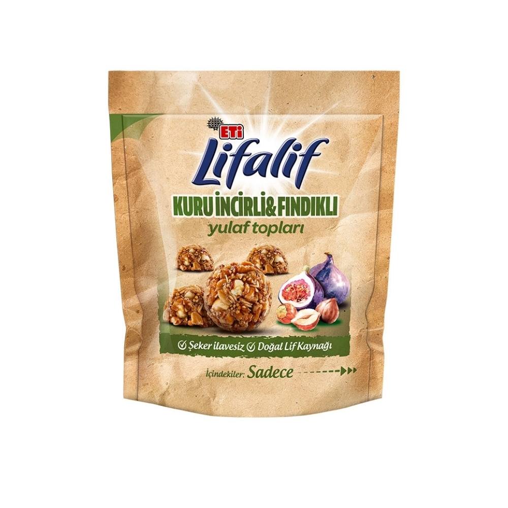 Eti Lifalif Yulaf Top Kurutulmuş İncir Fındık 16x38 gr