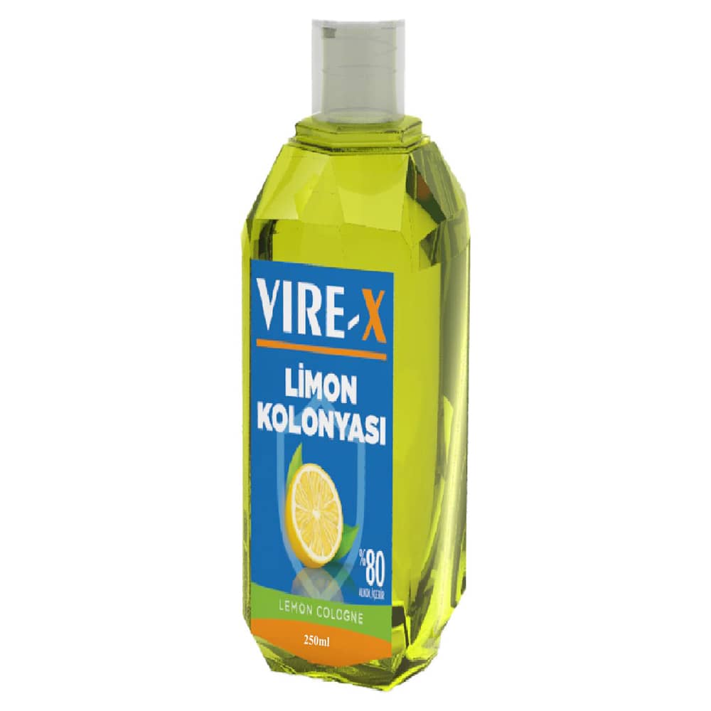 Vire-X Kolonya °80 Alkollü 250 ml 24'lü
