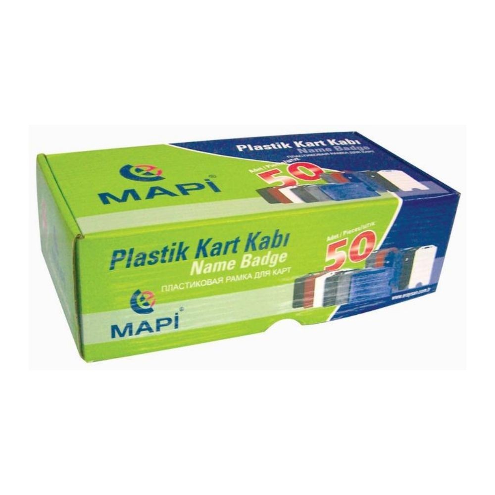 Mapi Kart Kabı pvc Yatay 54x86 mm Siyah