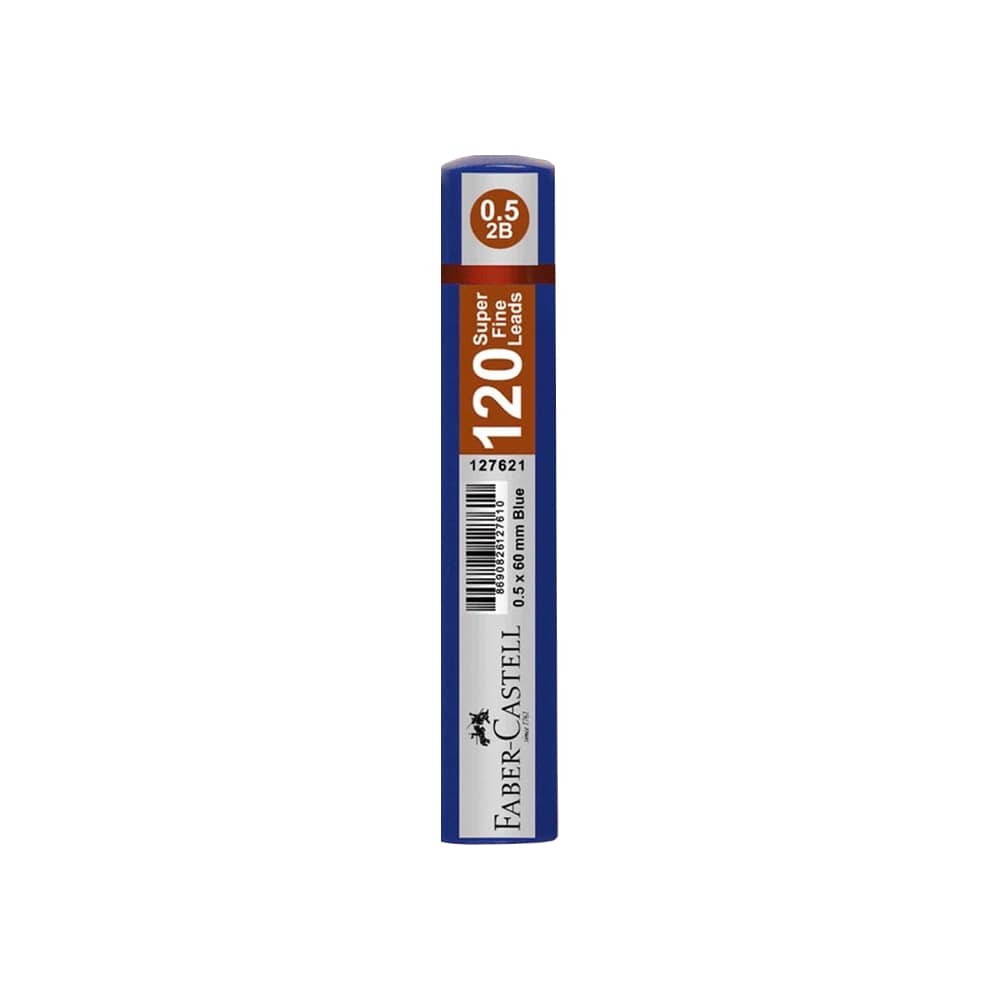 Faber-Castell Grip Min 2B 60 mm 120'li Tüp Uç 0.5 mm Mavi
