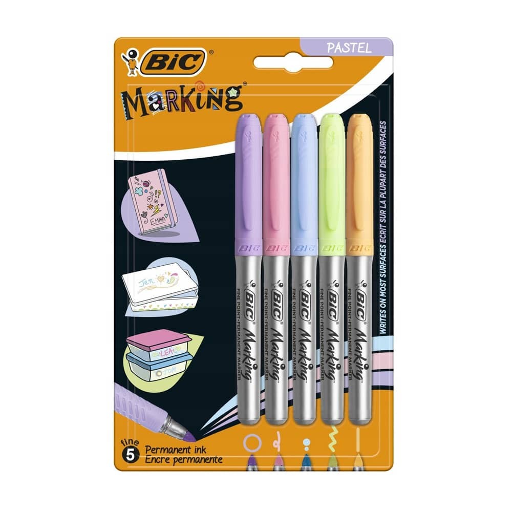 Bic Marking Color Kalem 5'li