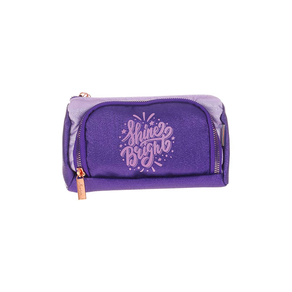 Kaukko Kalem Çantası Sparkle Plump Mor K2524