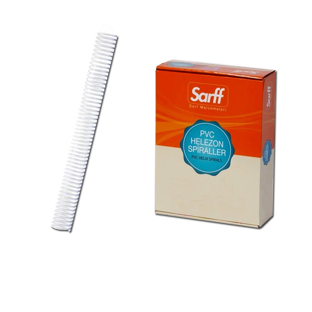 Sarff Spiral Helezon 8 mm 200'lü Şeffaf