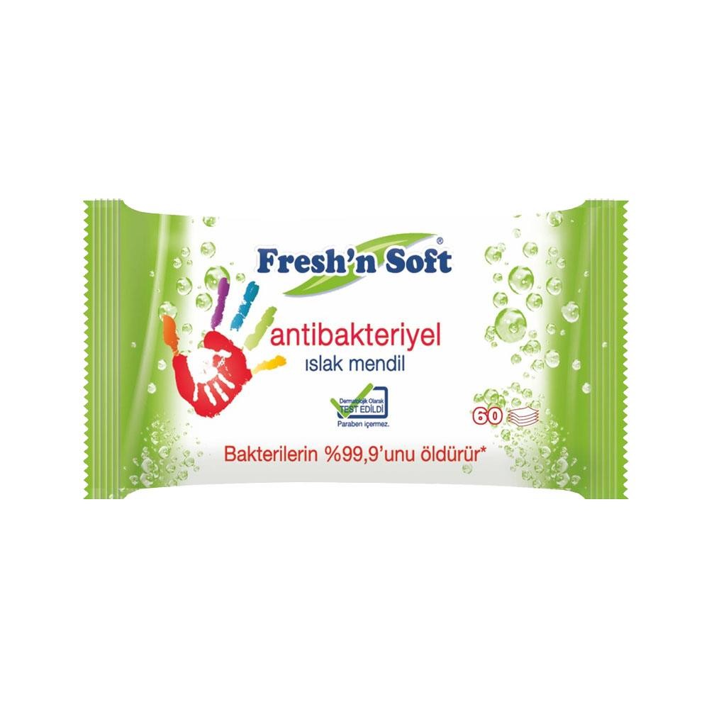 Freshn Soft Islak Mendil Antibakteriyel 60'lı