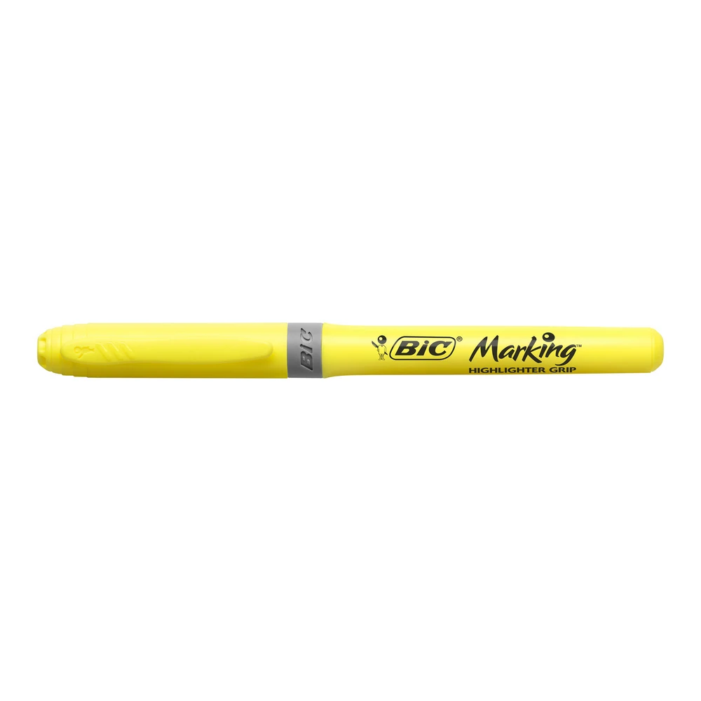 Bic Fosforlu Kalem Brite Liner Grip Kalem Tipi Sarı