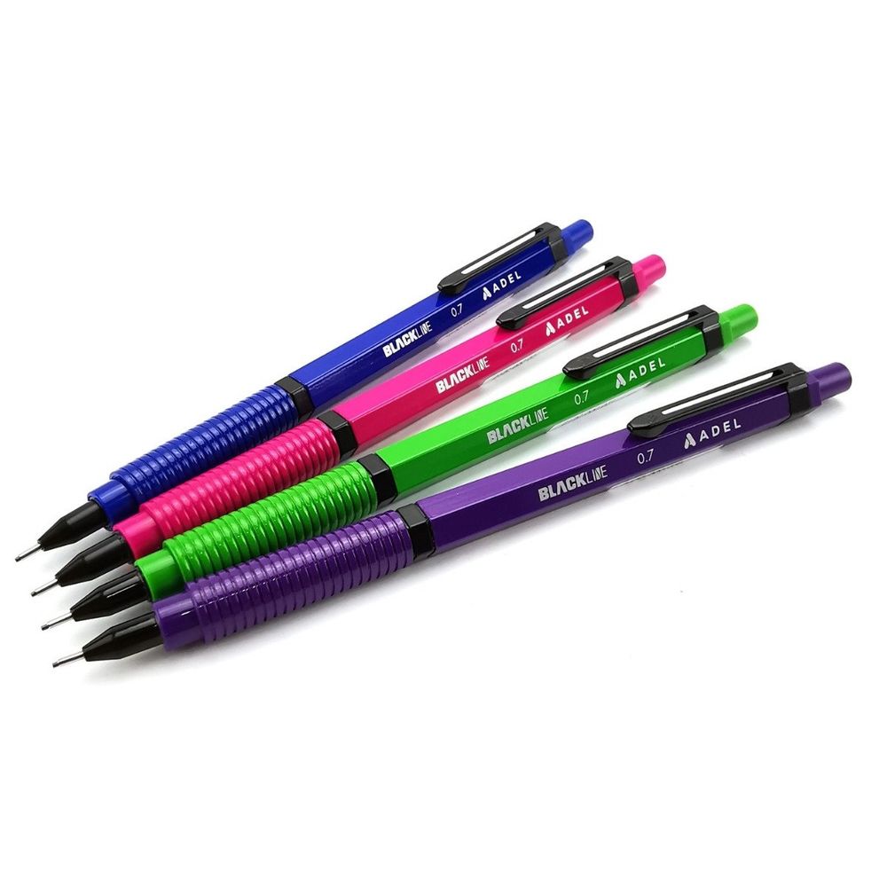 Adel Versatil Kalem Blackline Canlı Renkler 0.7 mm