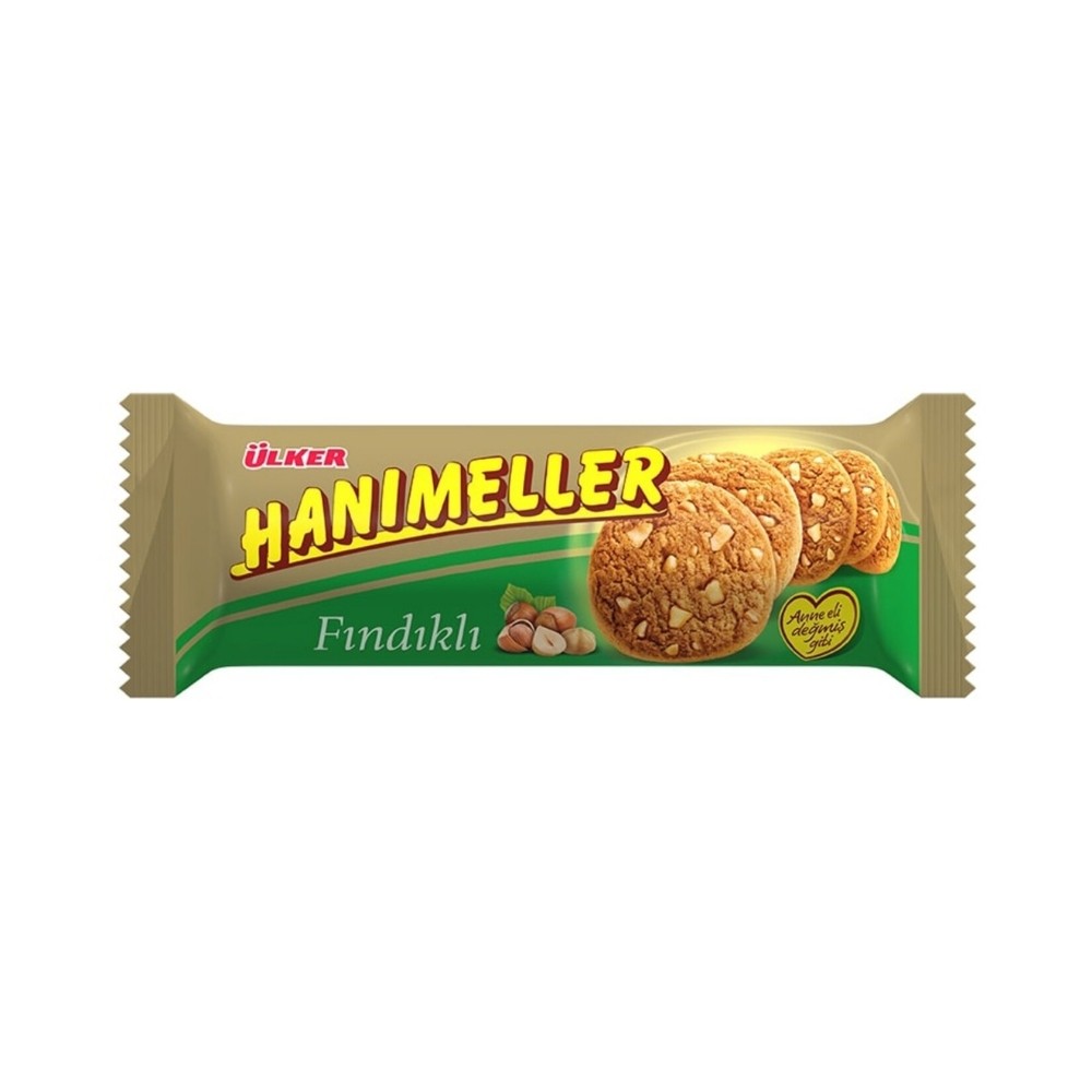 Ülker Hanımeller Fındıklı Kurabiye 82 gr 18'li