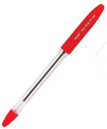 Mikro Tükenmez Kalem İğne Uç Fine Grip 0.7 mm M-35 Kırmızı