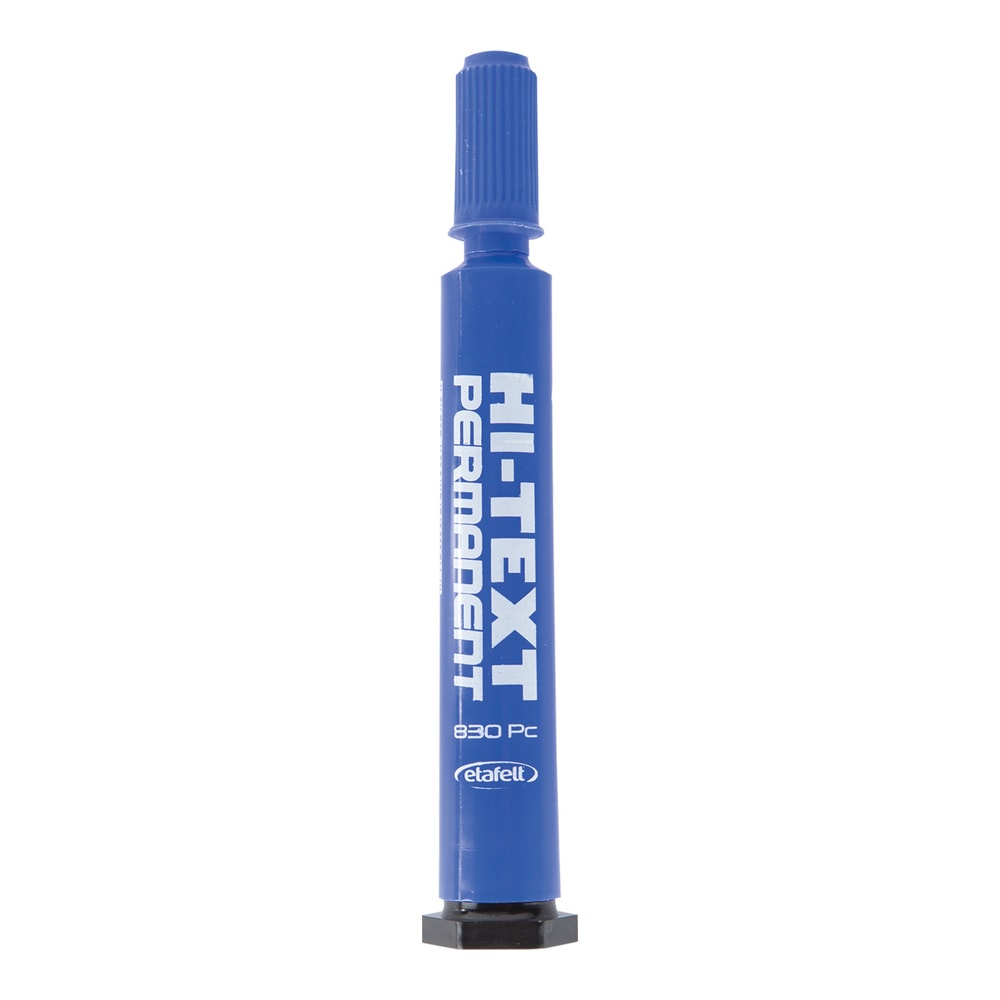 Hi-Text Permanent Markör 830PC Kesik Uç Mavi