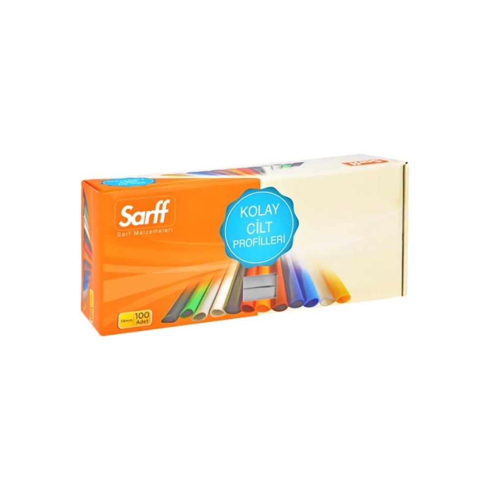 Sarff Sırtlık Geniş 15 mm 100'lü Şeffaf