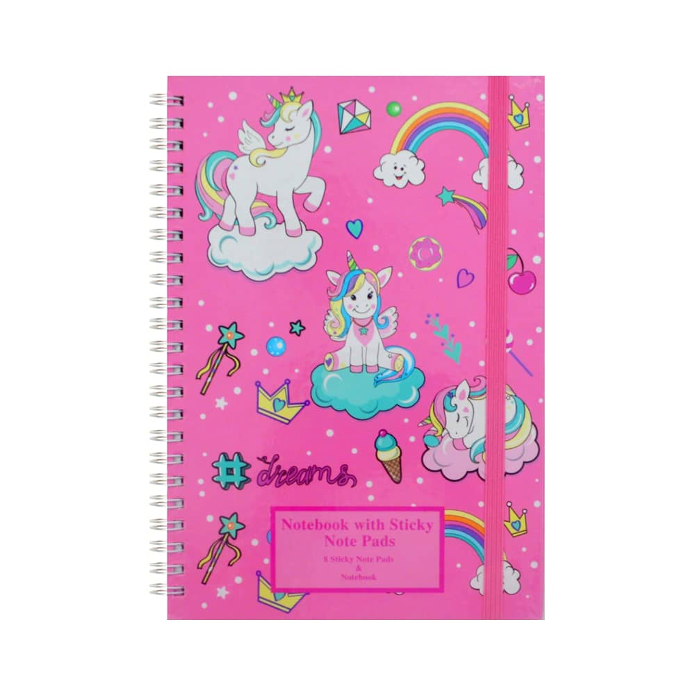 Globox Yapışkanlı Not Defteri Flamingo Wow Baskılı A5