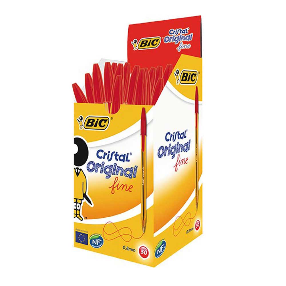 Bic Cristal Fine Tükenmez Kalem 0.8 mm Kırmızı