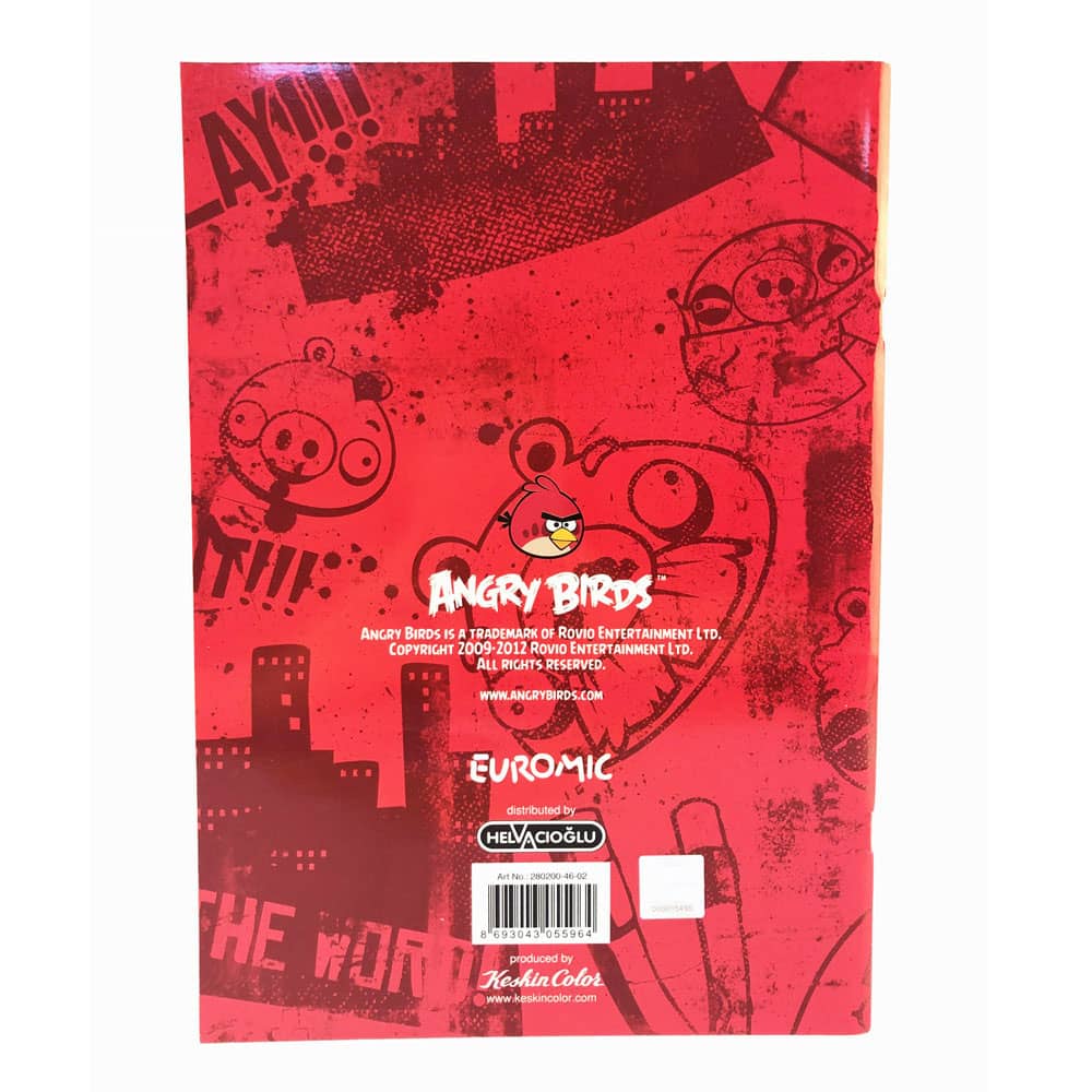 Keskin Color Güzel Yazı Defteri Angry Birds A4 40 Yaprak