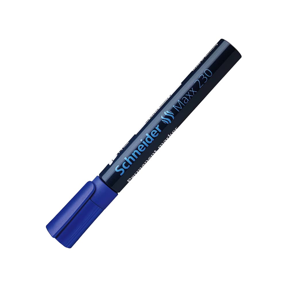 Schneider Permanent Markör Maxx 230 Mermi Uç 1-3 Mm Mavi