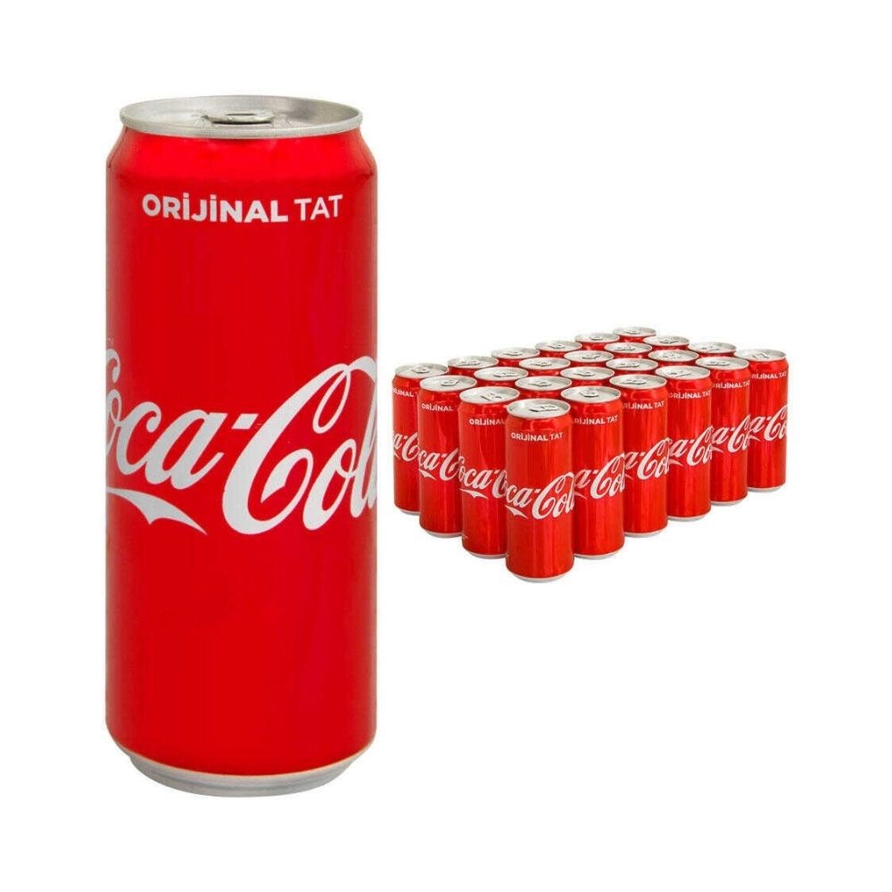 Coca Cola Kutu 330 ml 24'lü