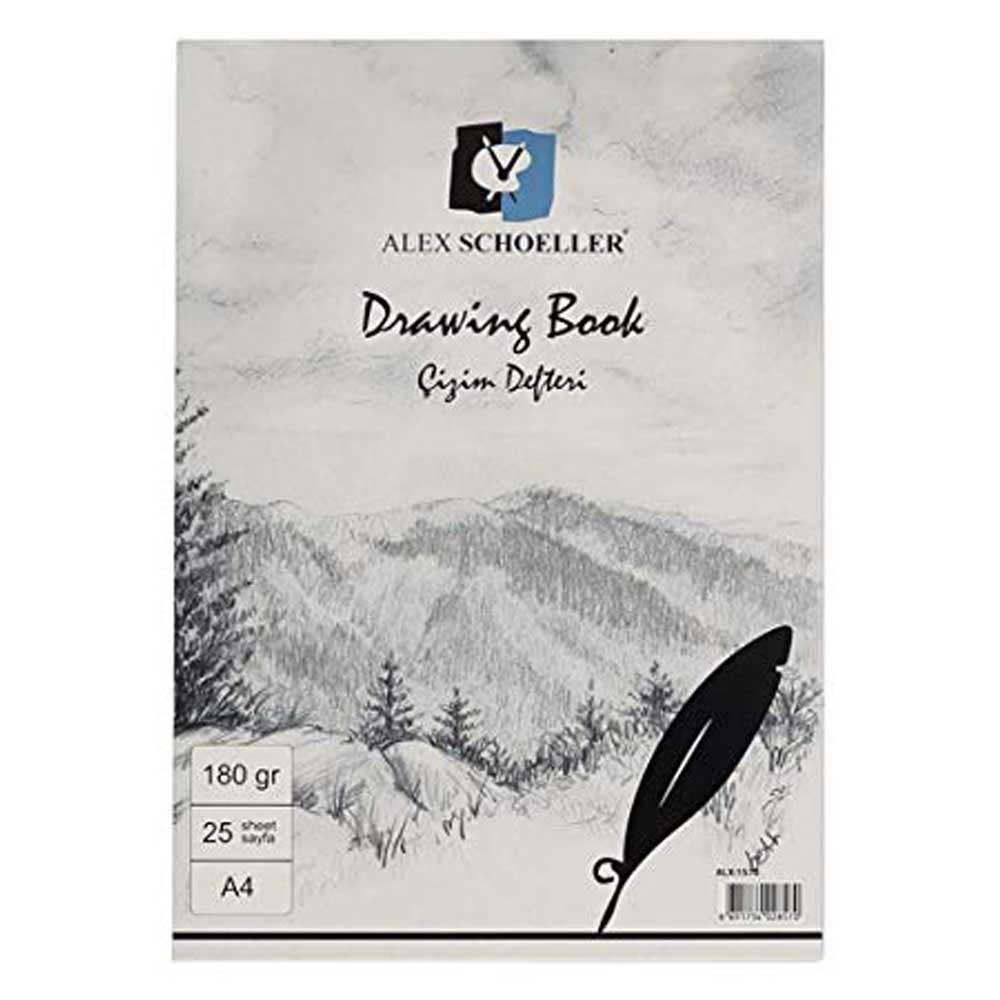 Alex Schoeller Eskiz Bloknot A4 180 gr 25'li