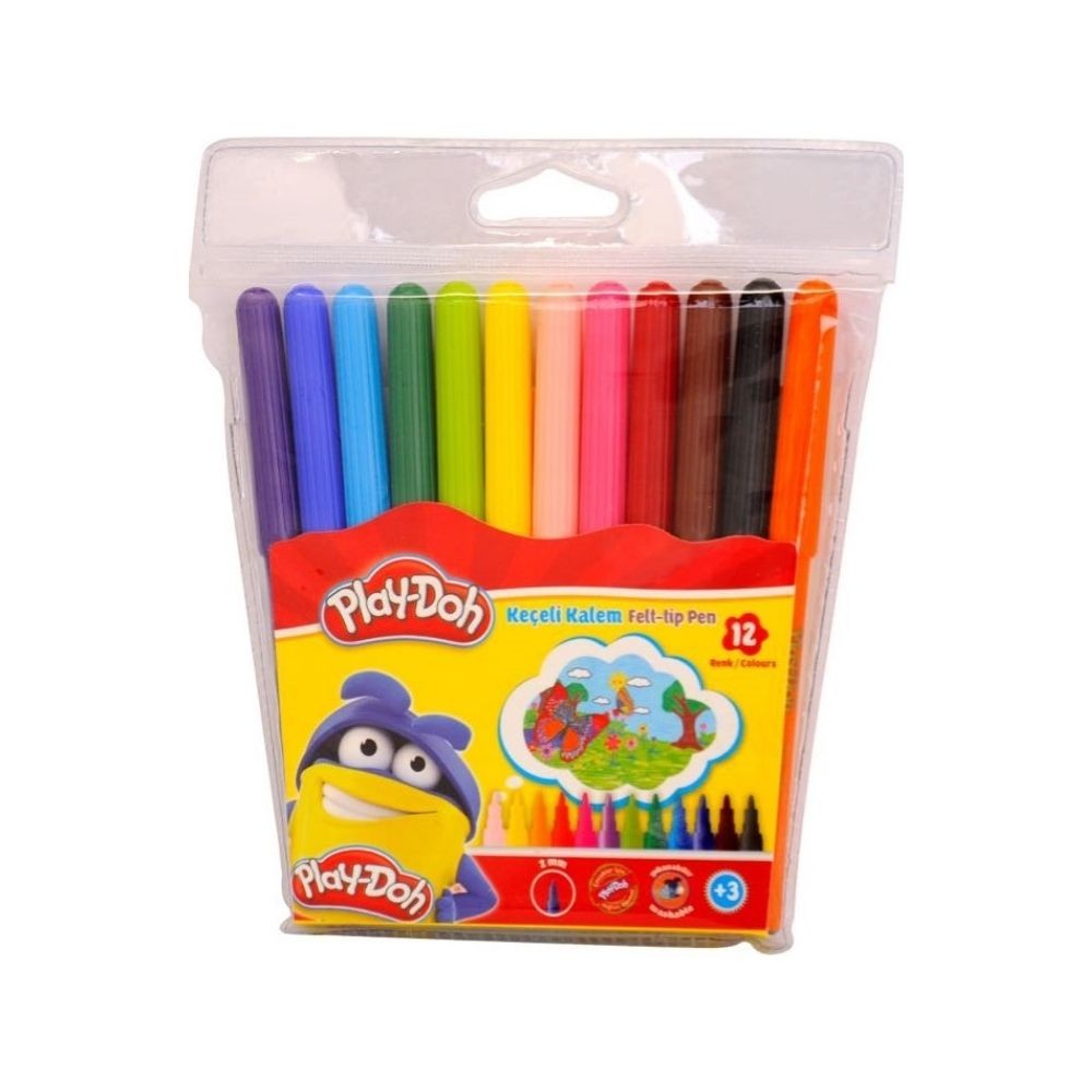 Play-Doh Keçeli Boya Kalemi PVC 2 mm 12'li