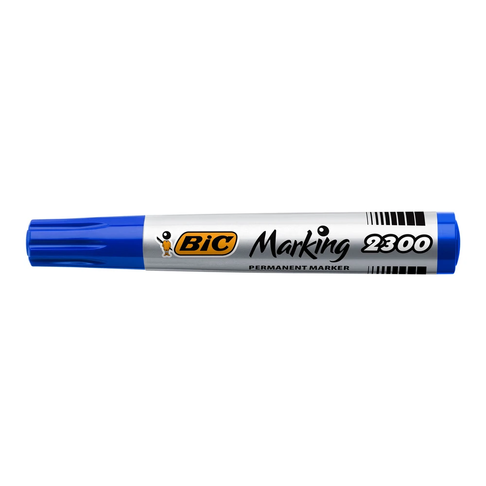 Bic Permanent Markör 2300 Kesik Uç Mavi