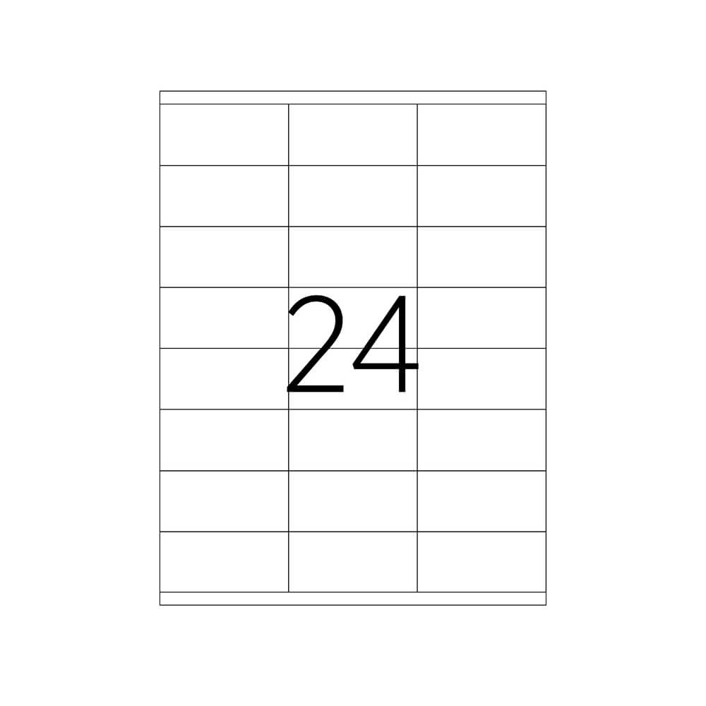 Tanex Laser Etiket 70x35 mm TW-2324
