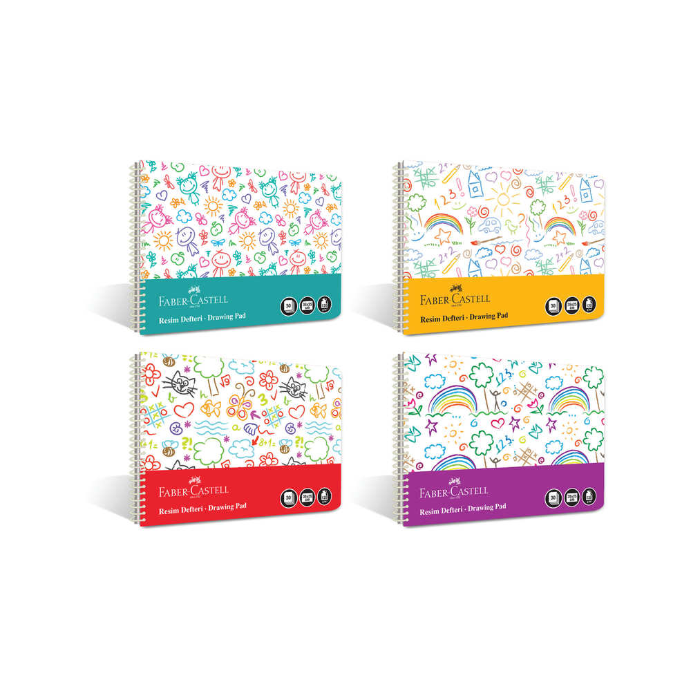Faber-Castell Resim Defteri Eğlenceli Pp 35x50 cm 30 Yaprak