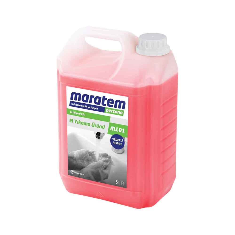 Maratem M101 Sıvı El Yıkama Ürünü Sedefli Pembe 5 lt